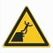 ISO 7010 Standard Icon Pictogram Symbol Safety Sign Warning Danger Unstable cliff edge