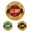 ISO 9001 certified golden badge collection