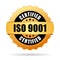 Iso 9001 certified icon