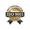 ISO 9001 gold stamp