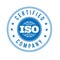 ISO certified company stamp