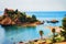 Isola Bella island and beach in Taormina Sicily