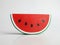 Isolate figure cute plastic watermelon prop decore model