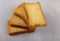 Isolate milk toast or suji rusk