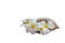 Isolate yellow white flowers beautiful Frangipani decorated in s