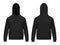 Isolated 3d men hoody or realistic man hoodie