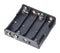 Isolated 4x AA battery holder