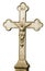 Isolated ancient Christian Holy cross