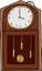 Isolated Antique Clock with Mouse