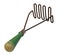 Isolated antique potato masher