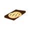 Isolated arepa icon Colombian food Vector