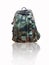 Isolated Army Camouflage backpack