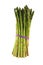 Isolated Asparagus stalks on a white background