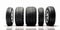 isolated automobile object tyre tire wheel rubber auto car background tread. Generative AI.