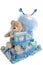 Isolated Baby Diaper Cake Present