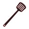 Isolated barbecue spatula