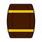 Isolated barrel beer icon