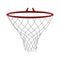 Isolated basketball net