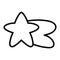 Isolated Belen star icon