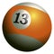 Isolated billiard ball