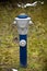 Isolated blue hydrant