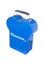 Isolated Blue Lunchbox