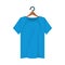 Isolated blue tshirt vector design