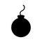 Isolated bomb icon