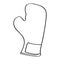 Isolated boxing glove icon