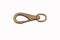 Isolated brass clasp or hook