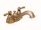 Isolated Brass Faucet