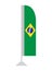 Isolated Brazilian flag