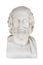 Isolated bust of Euripides, died in 406 before Chr.. Sculpture i