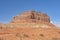 Isolated Butte in a Remote Desert