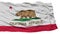 Isolated California Flag, USA state