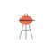 Isolated camping grill icon flat design