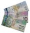 Isolated Canadian Money