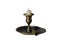 Isolated, candlestick, antique, bronze, golden, old, candle. 2