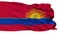 Isolated Carabobo State city flag, Venezuela