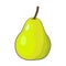 Isolated Cartoon Pear