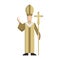 Isolated catholic pope.