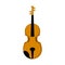 Isolated cello icon