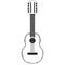 Isolated charango icon. Musical instrument