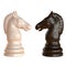 Isolated chess figurine 3d illustration