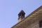Isolated chimney on the roof - Italian architecture