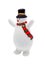 Isolated Christmas Figurine : Frosty the Snowman