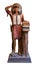 Isolated Cigar Store Indian