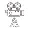 Isolated cinema videocamera design