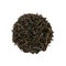 Isolated circle shaped red tea leaves