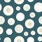 Isolated Circles in the spotlight seamless vector repeat pattern design